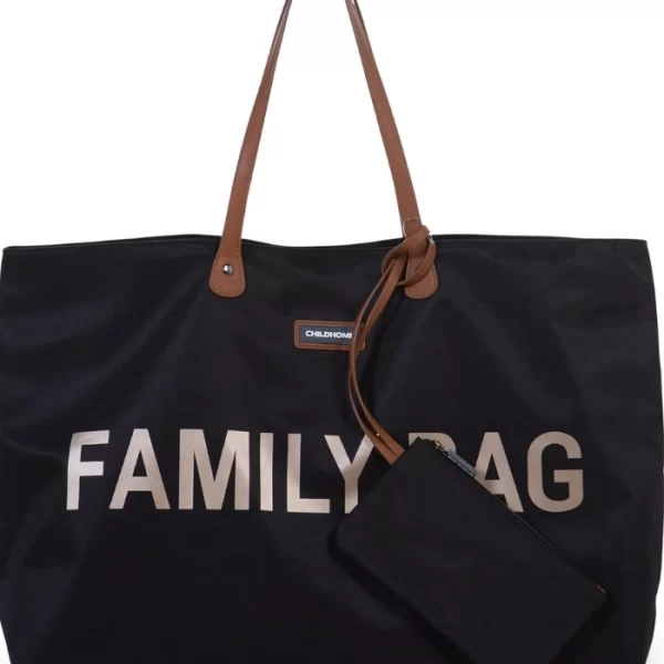 Childhome Family Bag Black Gold