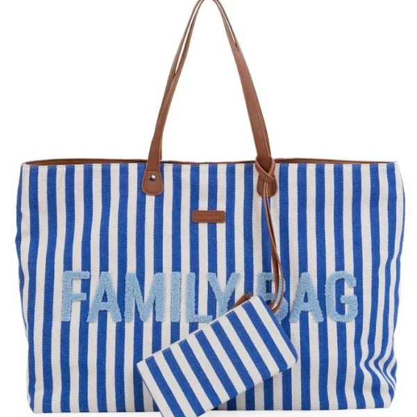 Childhome Family Bag Electric Blue Light Blue