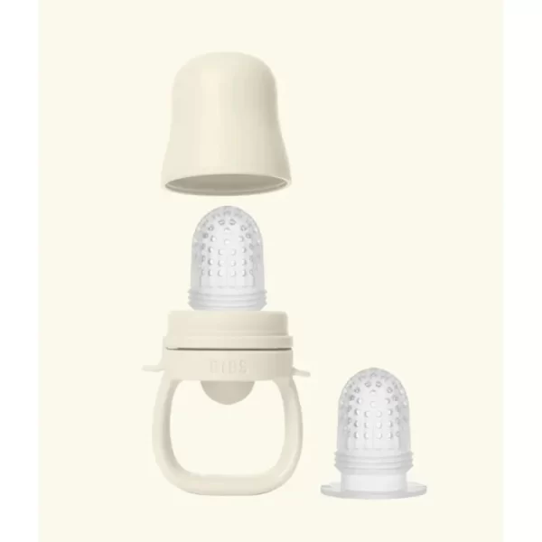 BIBS Baby Feeder with 2 Nipples Ivory