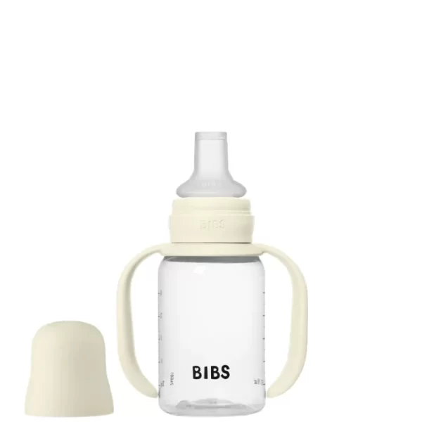 BIBS Baby Sippy Bottle Spout Silicone 1 pack 150 ml Ivory