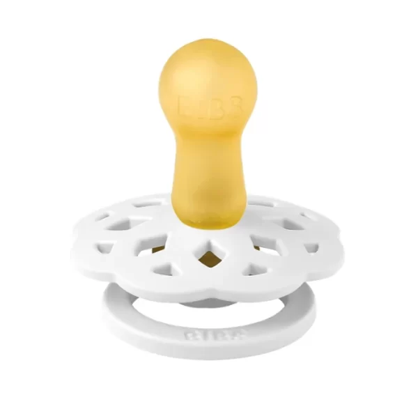 BIBS Boheme 2 PACK Latex Size 1 White/Sunshine