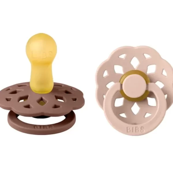 BIBS Boheme 2 PACK Latex Size 1 Woodchuck/Blush