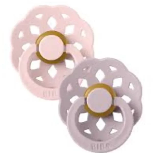 BIBS Boheme 2 PACK Latex Size 2 Blossom/Dusky Lilac