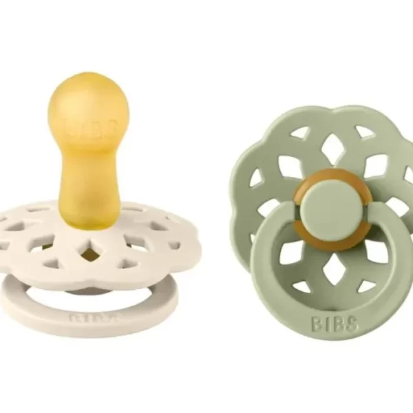 BIBS Boheme 2 PACK Latex Size 2 Ivory/Sage