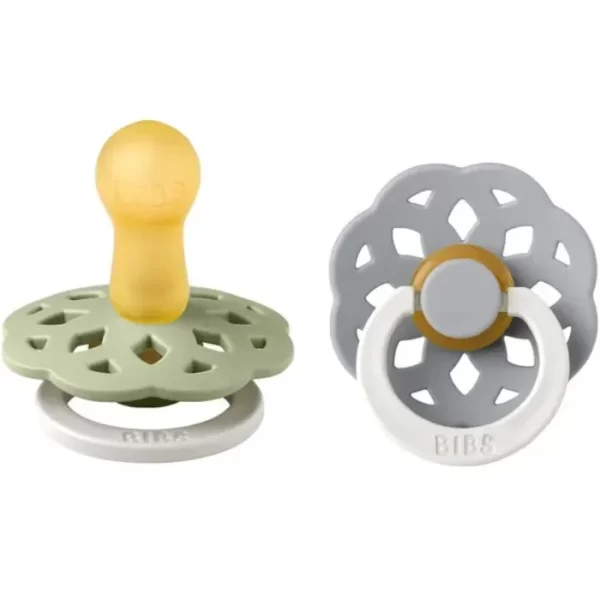 BIBS Boheme 2 PACK Latex Size 2 Sage GLOW/Cloud GLOW