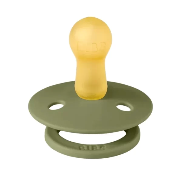 BIBS Colour 2 PACK Latex Size 1 Honey Bee/Olive