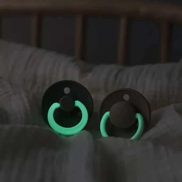 BIBS Colour 2 PACK Latex Size 1 Sage GLOW/Cloud GLOW