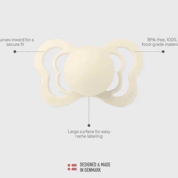 BIBS Couture 2 PACK Latex Size 1 Ivory/Sage