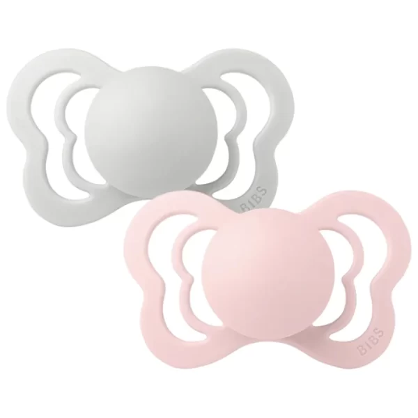 BIBS Couture 2 PACK Latex Size 2 Haze/Blossom