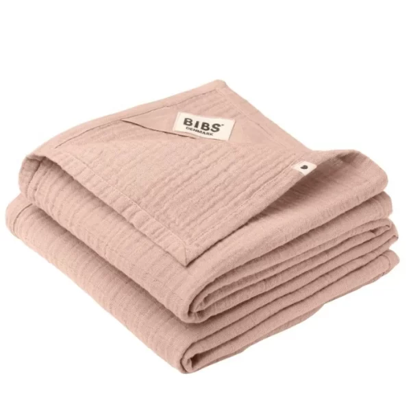 BIBS Muslin Cloth 2pack 70x70 cm Blush