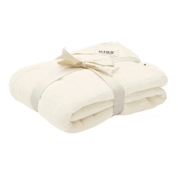 BIBS Muslin Swaddle 120X120 Cm Organic Cotton Ivory