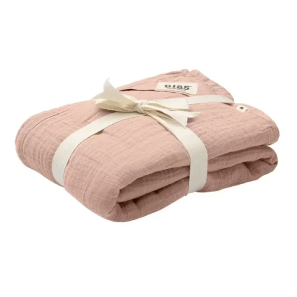 BIBS Muslin Swaddle 120x120cm Blush