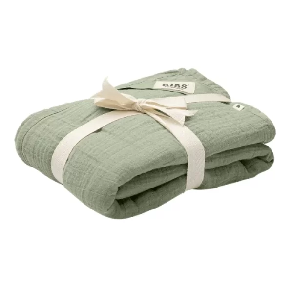 BIBS Muslin Swaddle 120x120cm Sage
