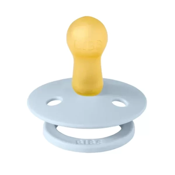 BIBS Pacifier Studio Colour 2 PACK Fusion Latex Size 1 Baby Blue Petrol mix