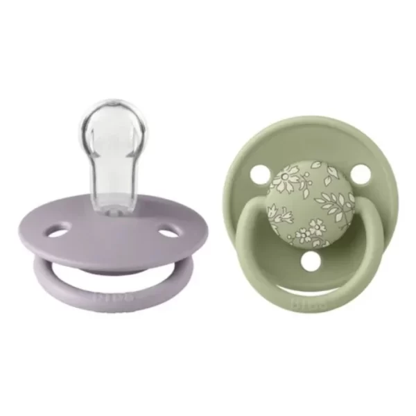 BIBS x Liberty 2 PACK De Lux Capel Silicone Onesize Sage Mix
