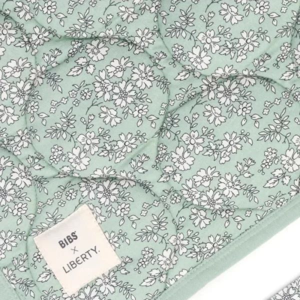 BIBS x Liberty Quilted Blanket Capel Sage